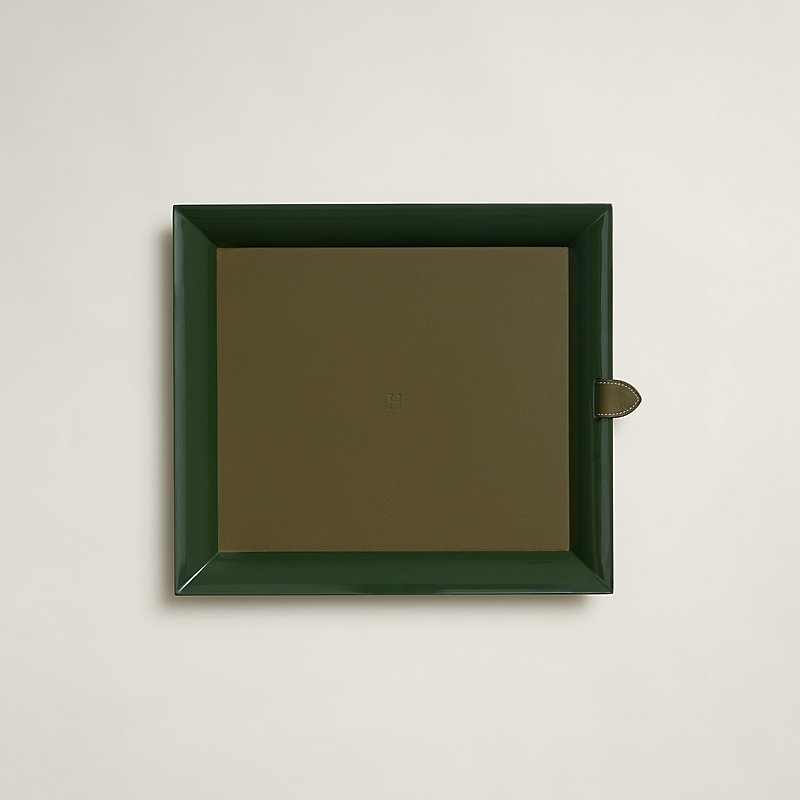 HERMES エルメス　グリーン　トレー　小皿 Atrium tray, small model - Green | Hermès USA